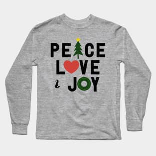 Peace Love & Joy Long Sleeve T-Shirt